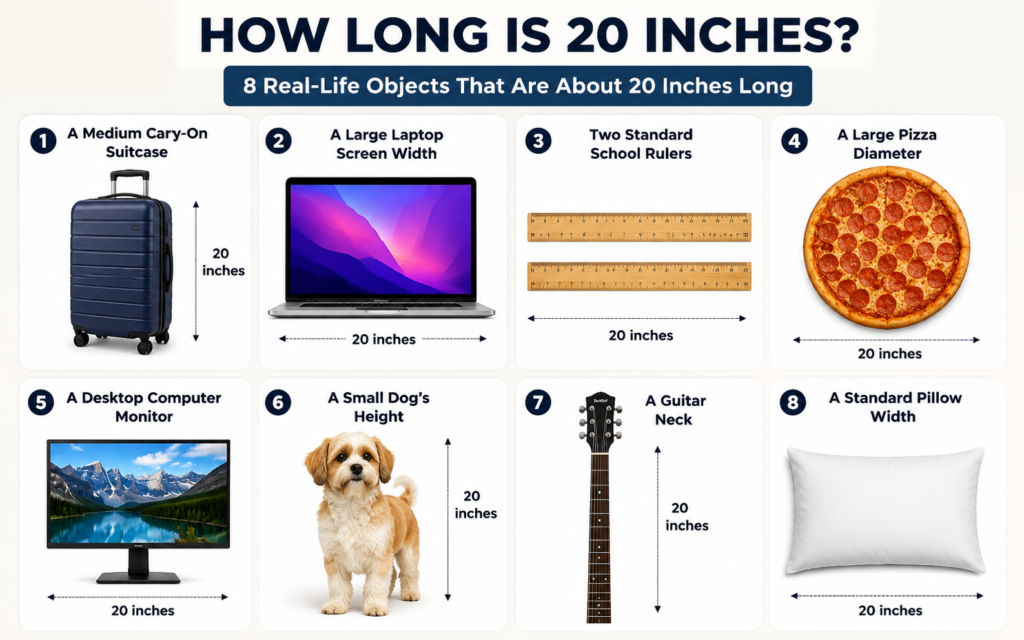 how long is 20 inches
