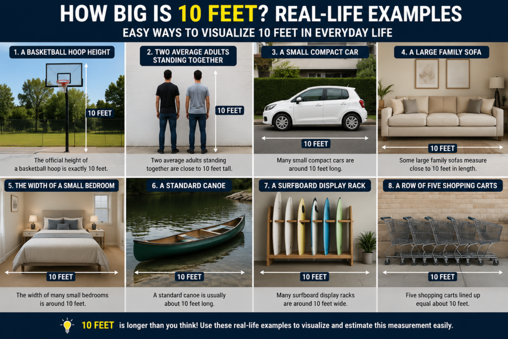 how big is 10 feet