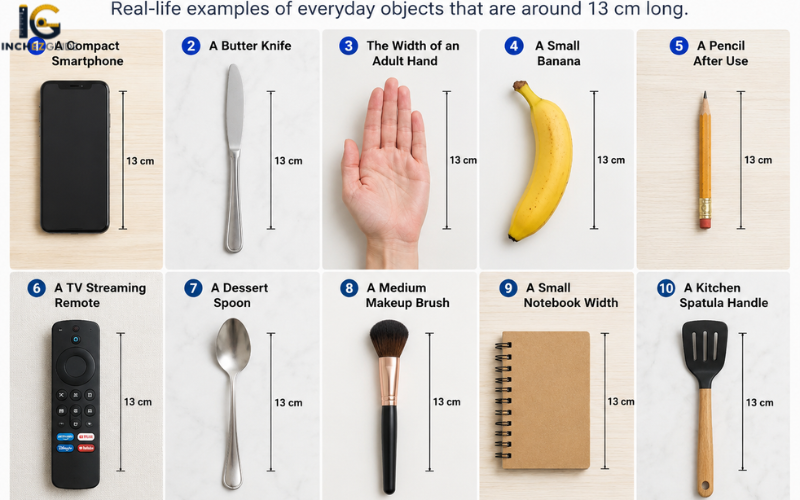 how big is 13 cm