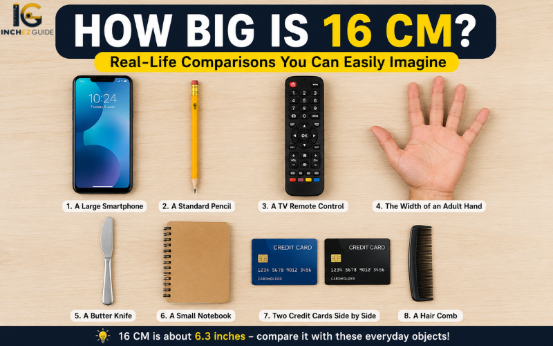 how big is 16 cm