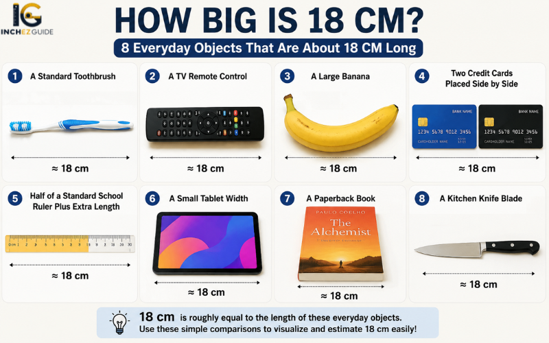 how big is 18 cm