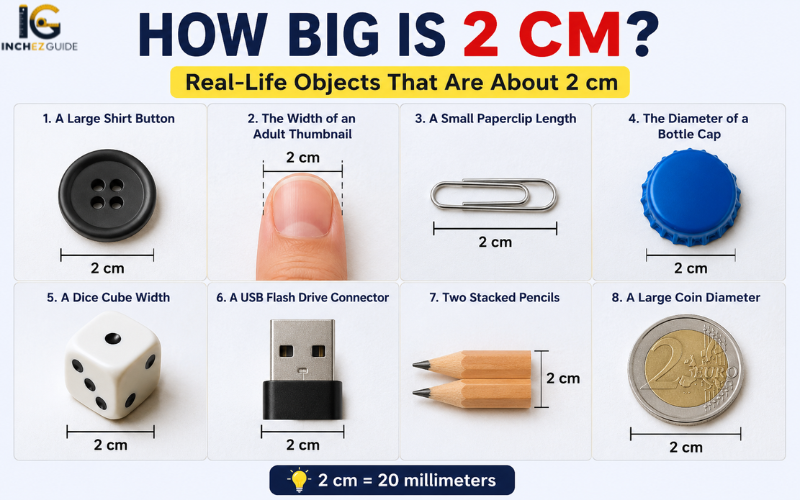 how big is 2 cm