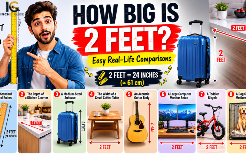 how big is 2 feet