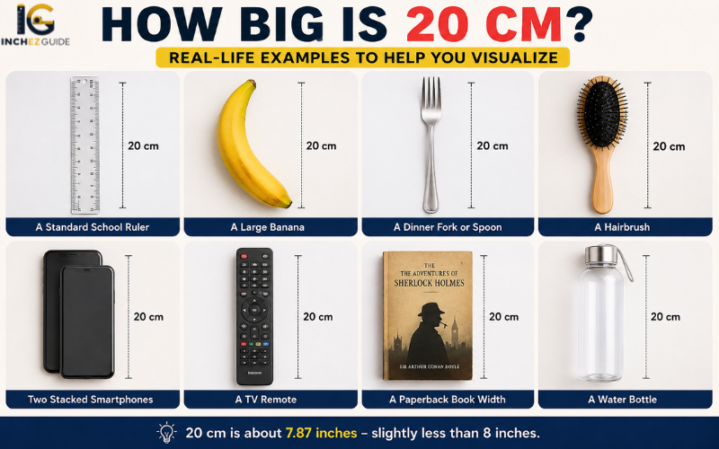 how big is 20 cm
