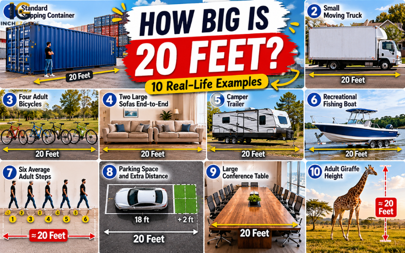 how big is 20 feet