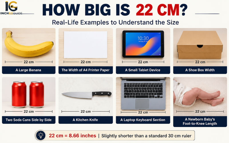 how big is 22 cm