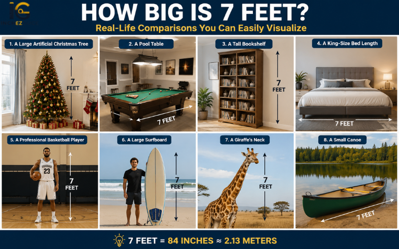 how big is 7 feet