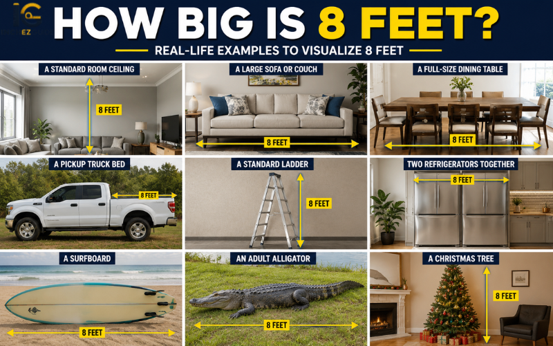 how big is 8 feet