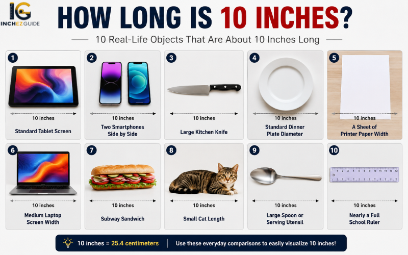 how long is 10 inches