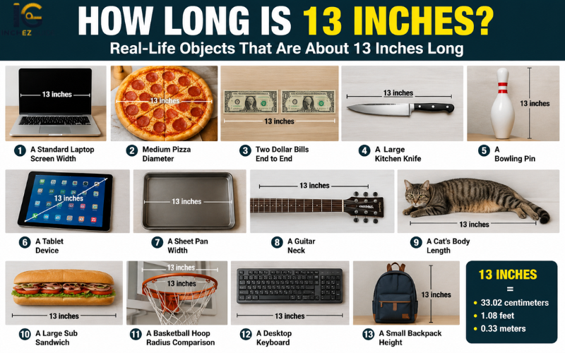 how long is 13 inches