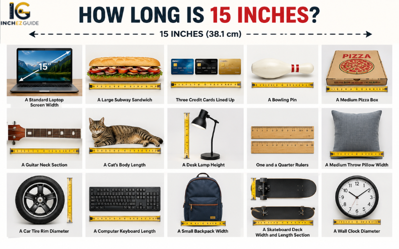 how long is 15 inches