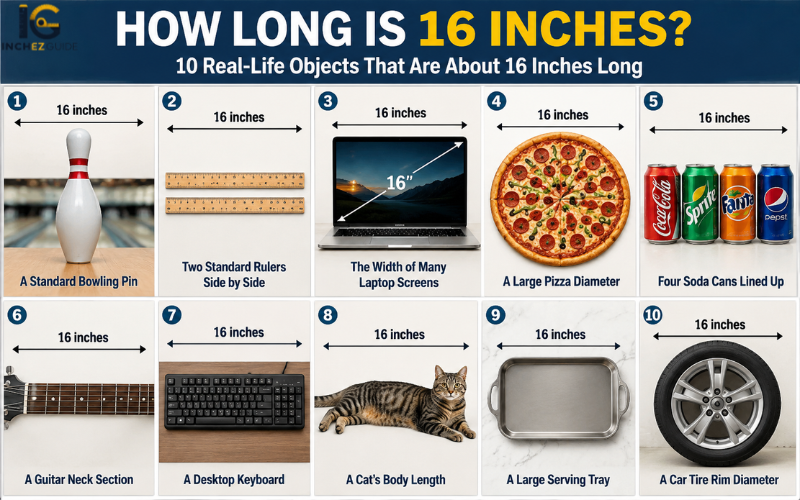 how long is 16 inches