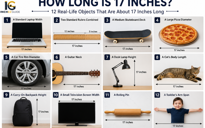 how long is 17 inches