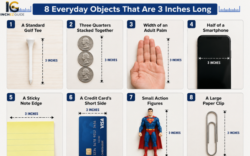 how long is 3 inches