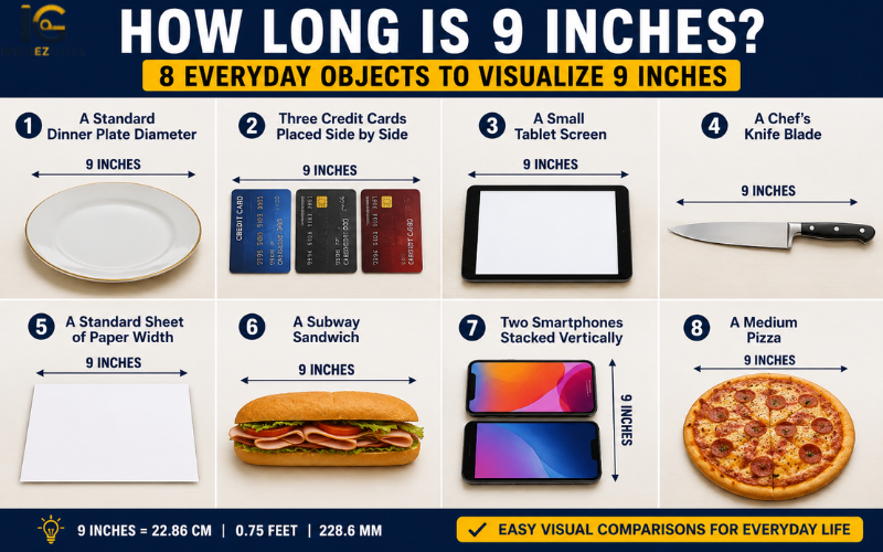 how long is 9 inches