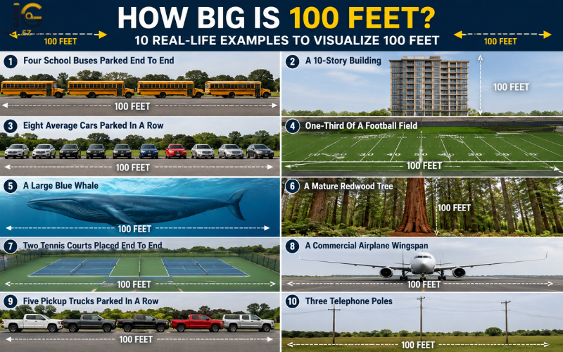 how big is 100 feet