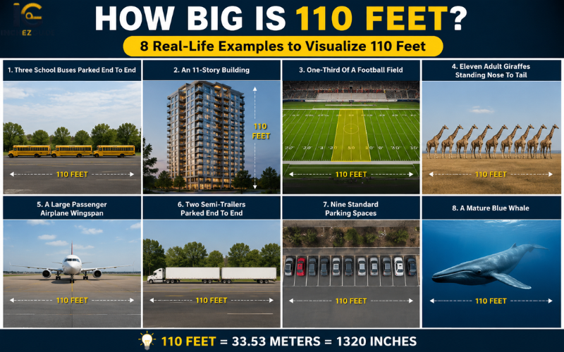 how big is 110 feet