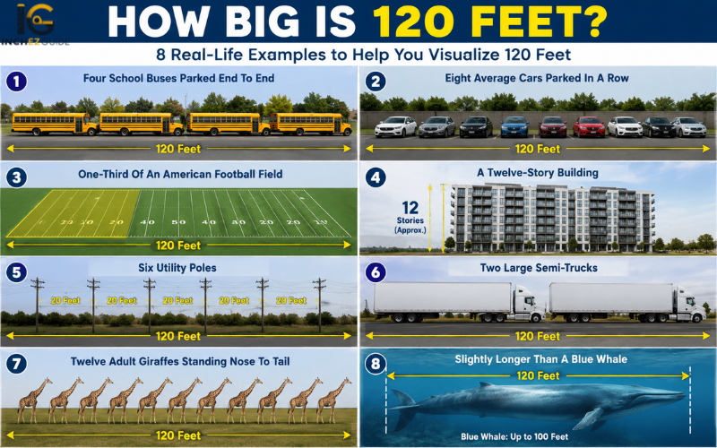 how big is 120 feet