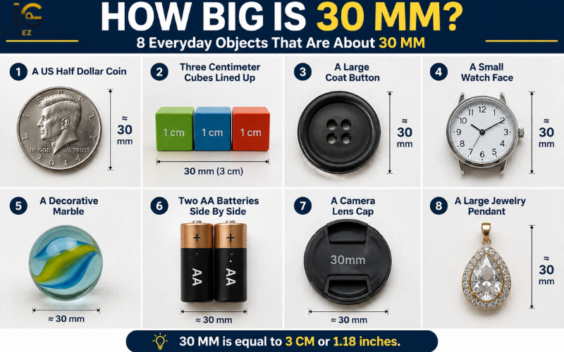 how big is 30 mm