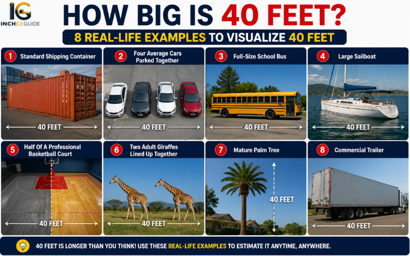 how big is 40 feet