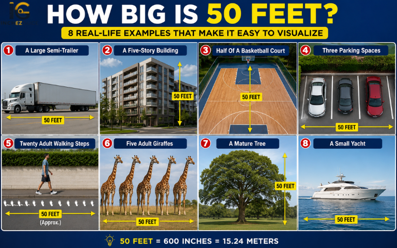 how big is 50 feet