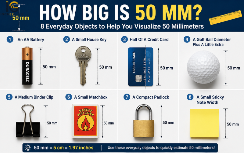 how big is 50 mm