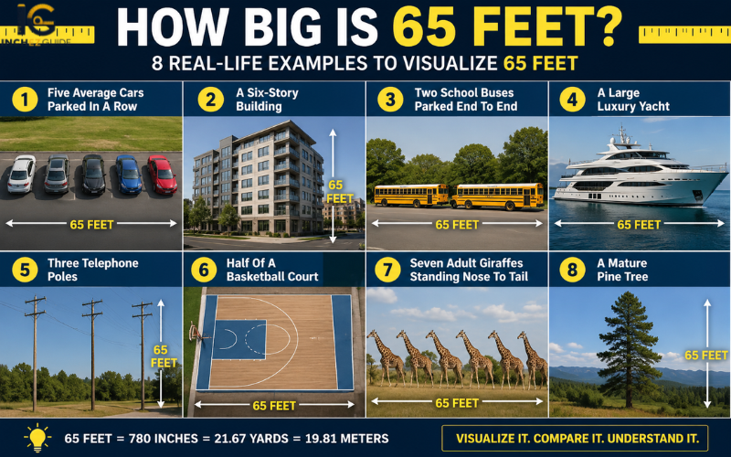 how big is 65 feet