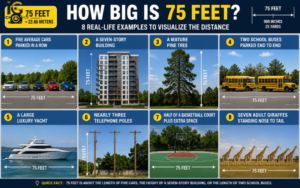 how big is 75 feet