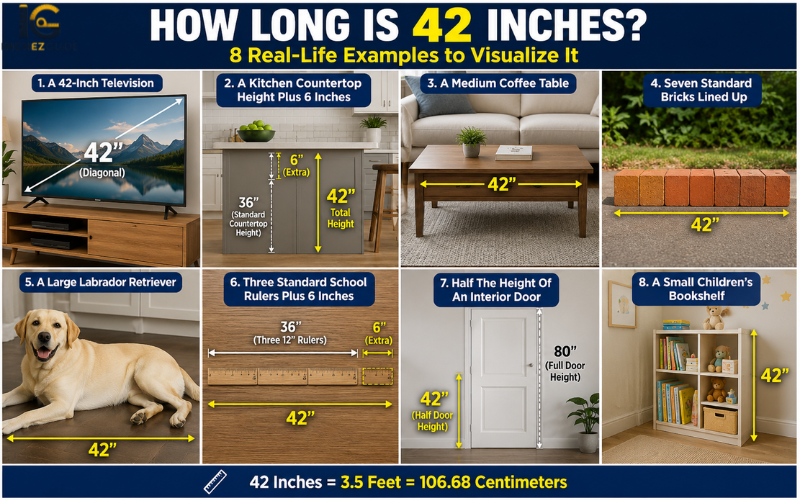 how long is 42 inches