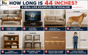 how long is 44 inches