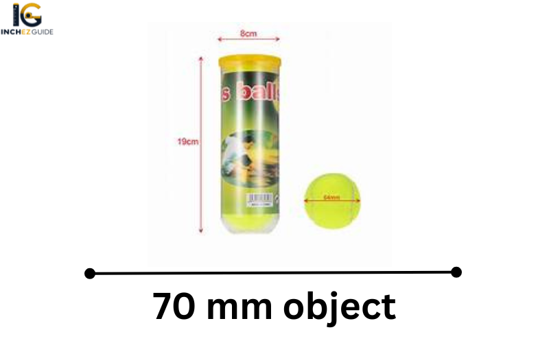 how long is 70 mm