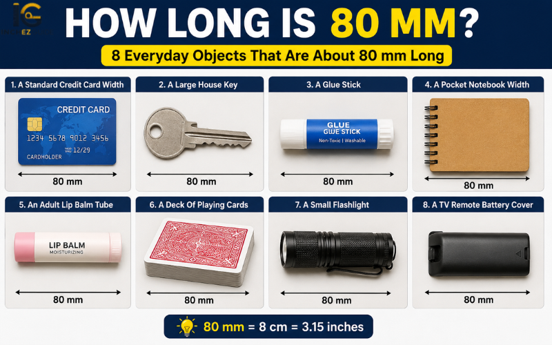 how long is 80 mm