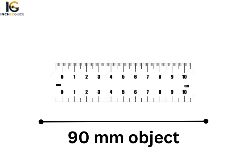 how long is 90 mm
