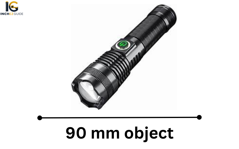 how long is 90 mm
