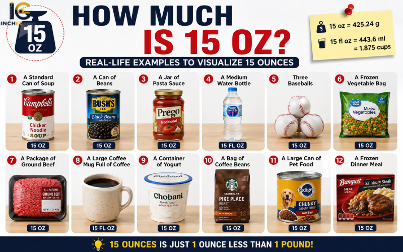 how much is 15 oz