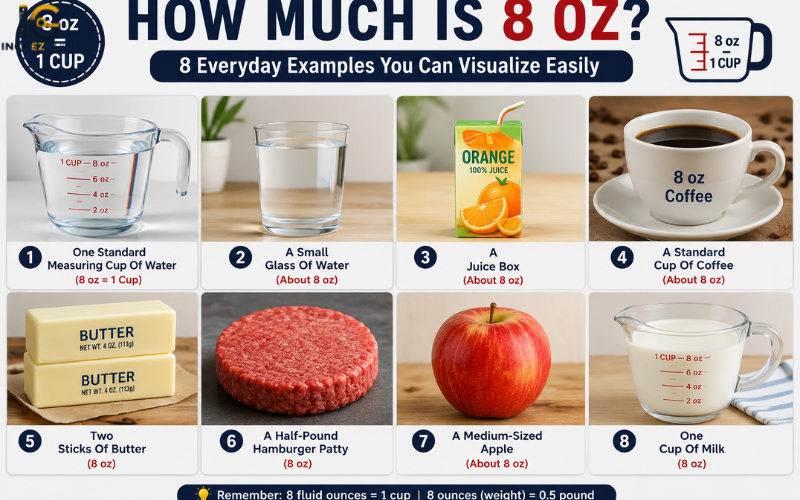 how much is 8 oz